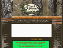 Tablet Screenshot of clinchmtnoutfitters.com